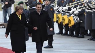 Merkel - Tsipras Try to Tone Down Differences in Berlin